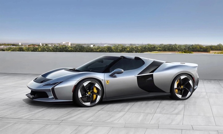 Chiếc siêu xe độc bản mui trần Ferrari HC25 trang bị động cơ V8 tăng áp kép