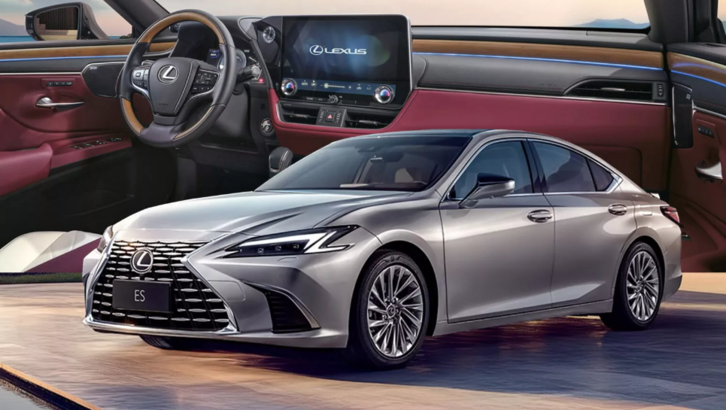 Màn hình cảm ứng 14 inch siêu mượt trên khoang lái của mẫu sedan hạng sang Lexus ES 2026