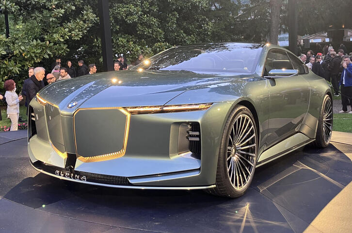 Mẫu xe siêu sang Vision BMW Alpina Concept sở hữu thiết kế mũi cá mập và mâm xe Softline đặc trưng