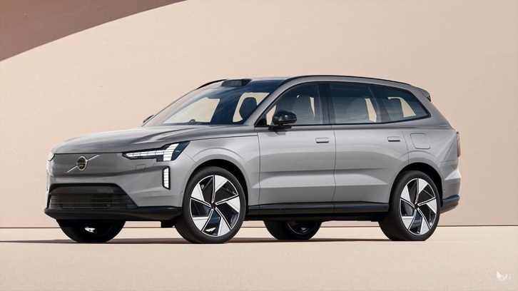 Mẫu xe SUV thuần điện hạng sang Volvo EX60 2027 sở hữu ngôn ngữ thiết kế tối giản