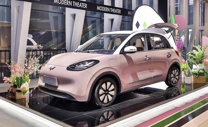 Thiết kế ngoại thất nhỏ gọn của dòng xe điện đô thị Wuling Mini EV