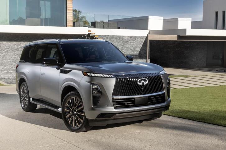 Bản phác thảo thiết kế hầm hố của Infiniti QX80 bản hiệu suất cao với mâm đúc 24 inch