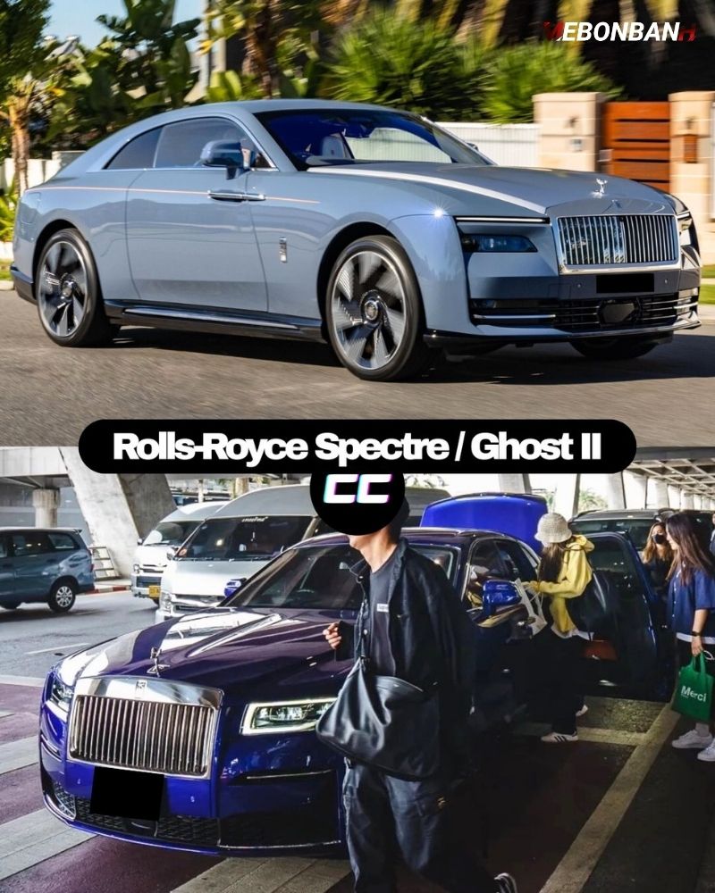 Bộ đôi xe siêu sang Rolls-Royce Spectre và Ghost Series II