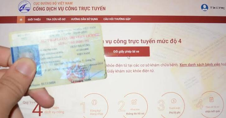 Các bước thực hiện đổi bằng lái xe online ngay tại nhà nhanh chóng